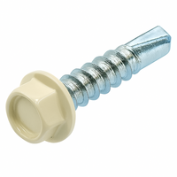 10-16 X 5/8 U/S HWH SDS PT. DURALUME ALMOND  ZINC